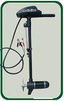 fisherman boat set Aquamarine Wild River motor, cover incl.